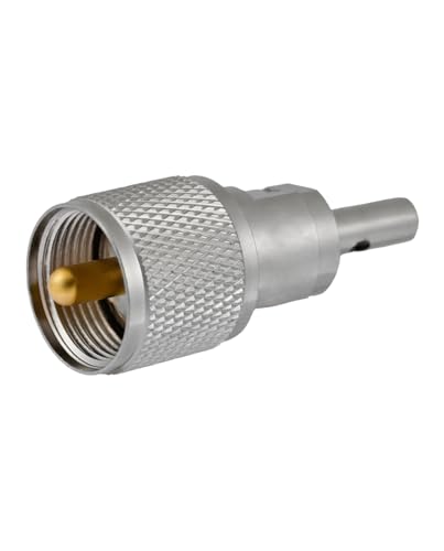 Vecys 5PCS PL259 UHF Male Coaxial Connectors UHF Male PL259 Solder Connector 50 Ohm for RG174 RG316 Coax Cable - Image 4