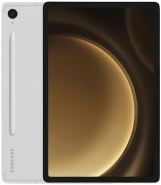 Samsung Galaxy Tab S9 FE with S Pen, vertical view.