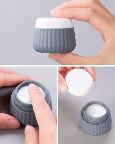 Image of Mrsdry Travel Bottles for Toiletries 8 Pack, Tsa Approved Travel Size Toiletries 3 oz, Travel Containers for Toiletries, with Clear Bag, Leak Proof Silicone Squeezable Travel Essentials Creams Jars