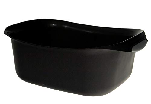 CURVER Urban Graphite High Grade 8 Litre Rectangle Plastic Washing Up Bowl Basin Kitchen
