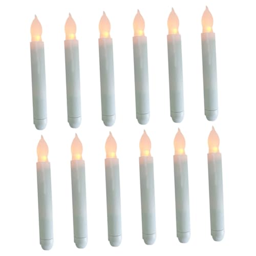 Velas LED delgadas parpadeantes para decorar sin peligro de fuego ni humo