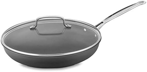 Cuisinart 12-Inch Skillet, Nonstick-Hard-Anodized with Glass Cover, 622-30GP1 - Thumbnail 4