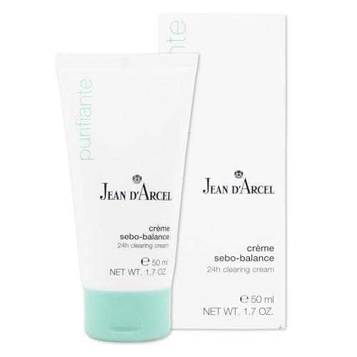 JEAN D'ARCEL PURIFIANTE crème sebo-balance – 24h Anti Pickel Creme gegen unreine Haut – Mit Salicylsäure & Haselnuss-Samen-Öl – 24h clearing cream – 50 ml