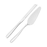 Tramontina 66960/583 ESSENTIALS 2 tlg. Tortenbesteck, Torten Set, Tortenheber und Tortenmesser, Tortenschaufel Kuchenheber