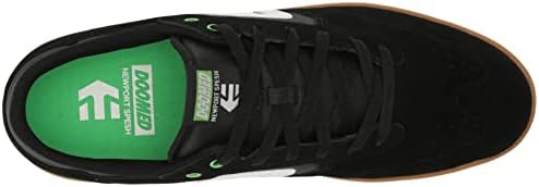 Etnies Men's Windrow Vulc Mid x Doomed BMX Shoe Skate, Black/Green/Gum, 8 | Image 4