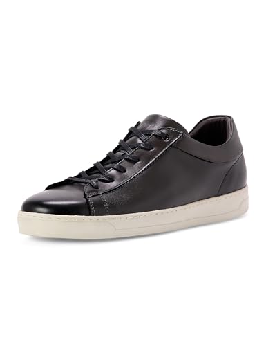 Image of Bruno Magli Men's Diego Sneakers, Leather Shoes, Lace-Up Casual Shoes