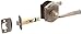Baldwin PSFEDTAR152 Reserve Passage Federal with Traditional Arch Rose, Matte Antique Nickel Finish