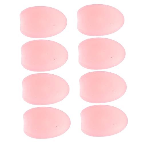 FOMIYES Keep Your Lip Brushes Clean 8 Pack Lip Brush Dust Covers Makeup Brush Protectors Silicone Compact for Anywhere