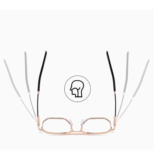 Lunettes de soleil carrées en métal chic pour femme style décontracté