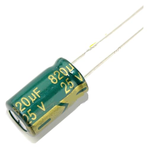 Condensateur électrolytique aluminium 25V 820UF igmopnrq 10x16mm pour circuit électronique