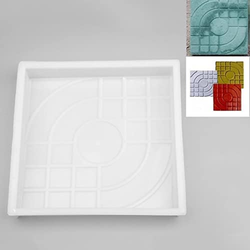 Square Paving Mould, Yetaha 1PC Path Maker Mold, Driveway Paving Brick Patio Concrete Slabs Path Garden Walk Mould, Garden Paving Pavement, Stone Path DIY Walk Path Maker Mold 25 * 25 * 4cm Square