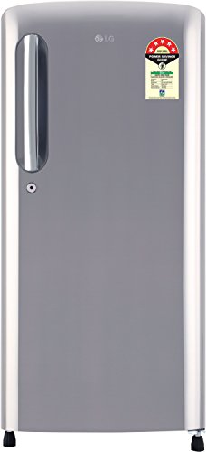 Image of LG 190 L 4 Star Inverter Direct Cool Single Door Refrigerator(GL-B201APZY, Shiny Steel)