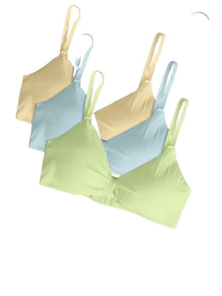 Women Everyday Lightly Padded Bra Free Size Pack of 1 | Comfortable & Stretchable | Multicolor-image-41
