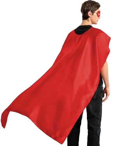 Superhero Cape Costume, Adult Halloween Party Dress Up Cloak Capes Costume