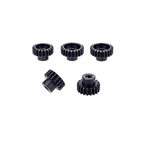 Fasizi 5PCS M1 5mm 18T 19T 20T 21T 22T Pinion Engine Gear for Rc Car 1/8 Brushed Brushless Motor - Image 2