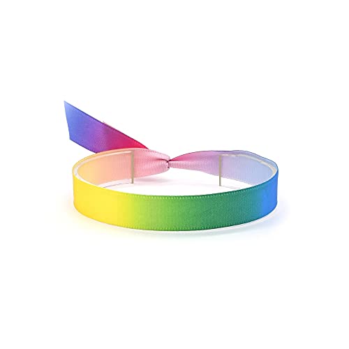 BDM- Mehrfarbiges LGTBI-Armband, Gay-Pride-Stoffarmband, Unisex-Regenbogenarmband, originelle Mode.