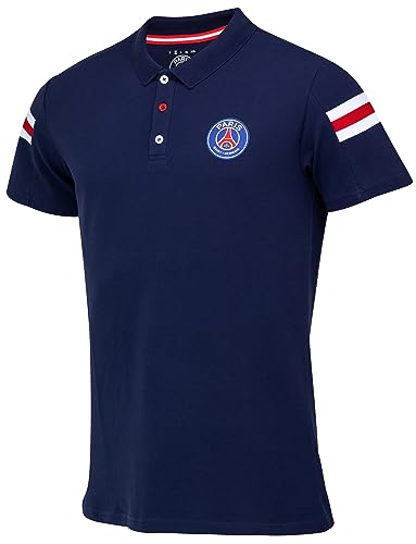 Paris Saint-Germain PSG Poloshirt für Herren - Size XL - Erwachsene Blau - Fußball
