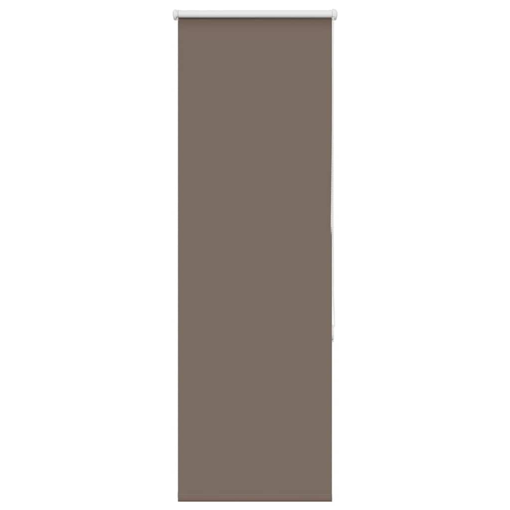 vidaXL Roller Blind Blackout Coffee 50x130 cm Fabric Width 45.7 cm Polyester, day and night blind, kitchen blind, blackout roller shade — image 1