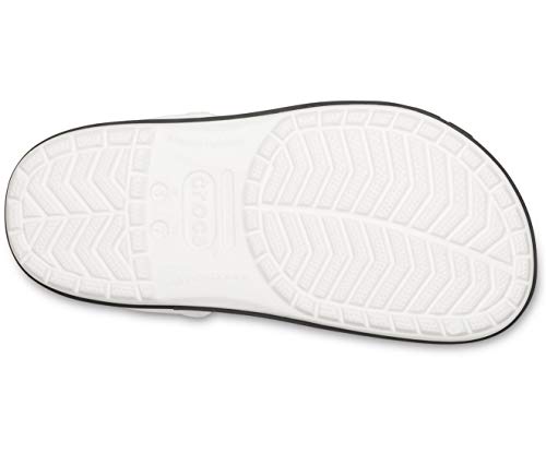 Image of Crocs Men Crocband Clogs( 206021-103 White /Black 12 UK)