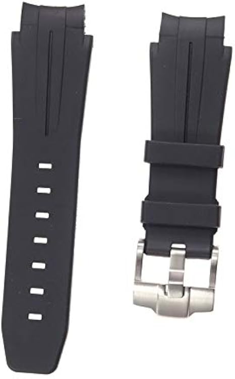 ROUHO 21Mm Silicone Cinturino in Gomma Orologio Accessori Applicabili A  Rolex Submariner Deep Sea Sea-Dweller-Nero : Amazon.it: Moda