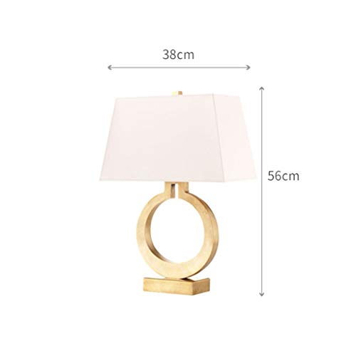 Lampe de table chic et design avec abat-jour rectangulaire - 3