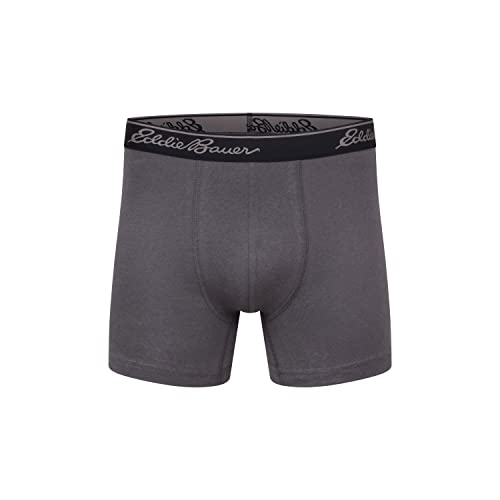 Eddie Bauer Men's 5" No Fly Pouch Premium Value Cotton Boxer Briefs Underwear (5 Pack)2