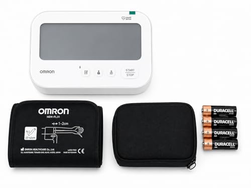 Image of Omron HEM-7194T1-FL Upper Arm Automatic Blood Pressure Monitor with AFib Detection, IntelliWrap 360 Accuracy Cuff, Large Display, without AC Adapter