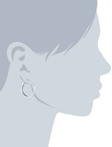 Image of Nine West Women's Hoop Earrings, Classic Fashion Jewelry Accessories for Everyday Wear, Lightweight Statement Earrings for Casual, Office, and Evening Looks