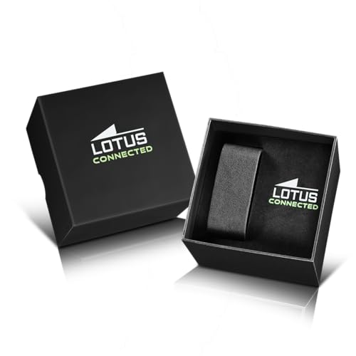 Lotus Orologio Intelligente Ibrido Uomo Connected D Gomma Rossa - Analogico Intelligente 20000/6 - Controllo Musica, Contapassi, Notifiche E Rifiuto Chiamate - Fino A 10 Giorni Di Batteria - 5