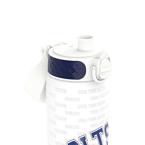 Ion8 NFL Indianapolis Colts Lightweight Steel Water Bottle, 600 ml/20 oz, Non-Insulated, Leak Proof, Easy to Open - Image 3