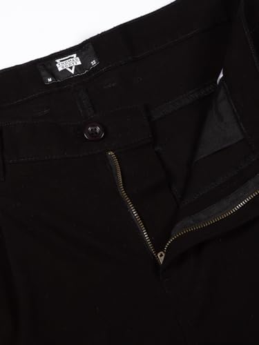 Image of Thomas Scott Men's | Solid | Light Weight | Breathable Fabric | 4 Pocket | Mid Rise | Relaxed Fit | 100% Cotton | Button Waist | Chino Trouser | Pants