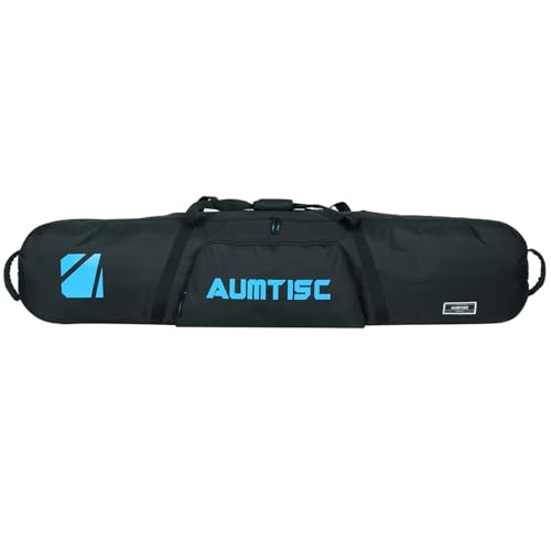 AUMTISC Snowboard Bag - Padded Ski & Snowboard Storage Travel Bag - Blue 165cm