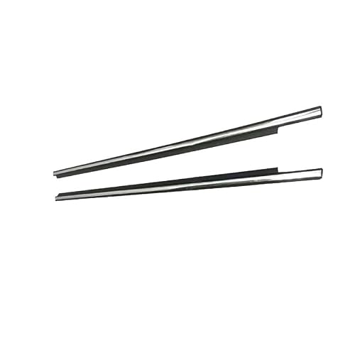 Mzxygkli Plating Rear 2Pcs Car Window Weather Strip For Crown For S200 2008-2012 Car Window Glass Sealed Strip Door Rainproof Weather Weatherstrip(Plating Rear 2Pcs)
