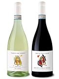 2 bottiglie da 750 ml: Pecorino Abruzzo DOC + Montepulciano d'Abruzzo Doc Biologici Tenuta Tre Gemme 0,75 litri - 2x0,75 litri