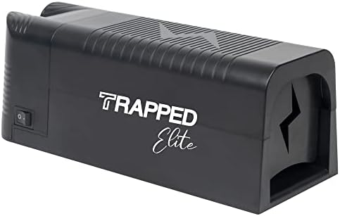 TRAPPED Elite Electric Rat Trap - Electric Rat & Mice Trap - Easy to Use & Set Up to Clean - Humane Rodent Trap - Family & Pet Safe. Perfect for Rats & Mice