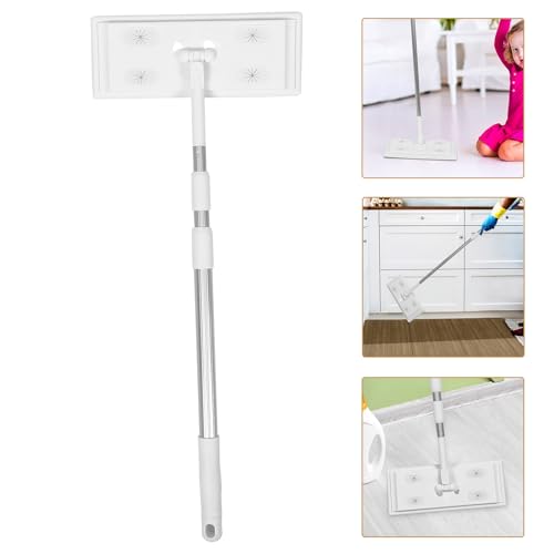Fregona plana de aluminio extensible con cabezal de microfibra rotatorio 8