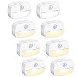❤【6 Stück Warmweiß + 2 Stück weiß Licht & Mehrzweck】Nimmt eine LED-Fotozelle / einen Lichtsensor auf. Diese Nachtlichter werden in der Dämmerung und in der Nacht automatisch eingeschaltet. Wenn das Umgebungslicht nicht ausreicht, werden sie im Morgengrauen automatisch ausgeschaltet oder die Umgebung wird hell. Von nun an werden Sie nie mehr im Dunkeln stolpern und besonders die Sicherheit Ihrer Kinder und älteren Menschen gewährleisten.
