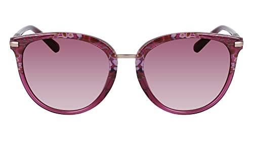 Anne Klein Women's Ak7073 Round Sunglasses