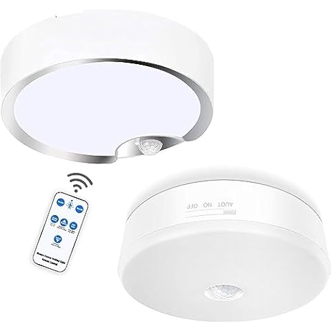 Yurnero Battery Operated with Remote and Rechargeable Motion Sensor Lights Cover