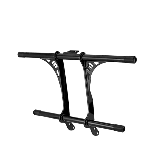 Mofun Front Highway Engine Guard Flat-Out Bar Compatible with Harley