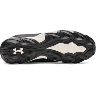 Under Armour Women's Glyde Sola Rm Softball Cleats Sneaker, (001) Black/White/Black, 8