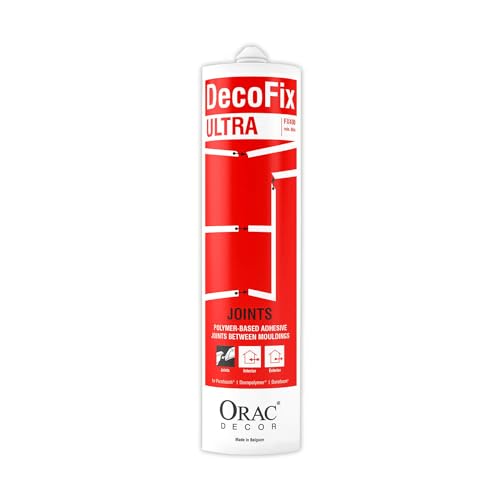 Orac Colla montaggio per profili decorativi FX400 DecoFix Ultra Colla a base di poliuretano 270 ml