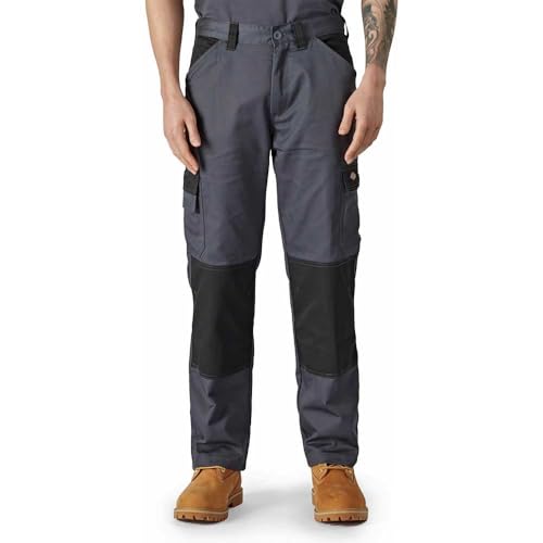Dickies, Men's, Everyday Trouser, Grey/Black, 38W / 32L
