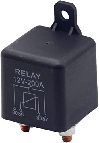 Relé de alta corriente 24V 200A continuo JCAKES para motor de camión y automóvil 4