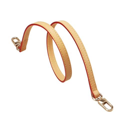 Senral Genuine Leather Strap for Bag Handbag, Purse - Short Vachetta Leather Strap - Replacement for Pochette Wallet, Clutch
