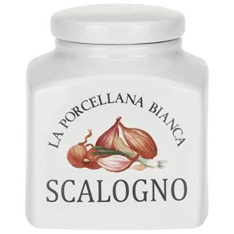 La Porcellana Bianca PB Tarro Contenedor Escalogno Cover