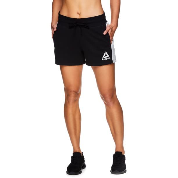Short Reebok femme noir 3.5" évite les frottements pendant la course ou le repos à la maison