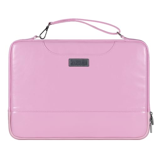 Sacoche pc portable 15.6 rose mallette ordinateur imperméable pochette voyage