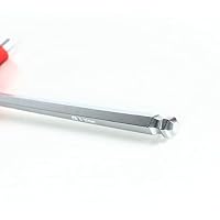 Mephisto Werkzeugeinlage Werkzeug Set Pro Line Werkstattwageneinlage inklusive Werkzeug Innensechskant T Griff, Fein- Mechaniker- Werkzeug Rollgabelschlüssel in Soft Inlay in Carbonoptik – Ansicht 5