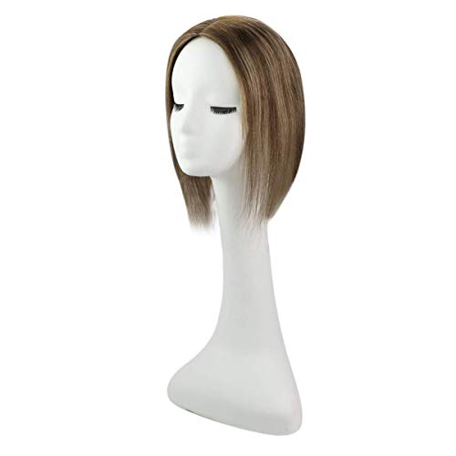 55 ash blonde highlight blonde topper hair extensions 8inch